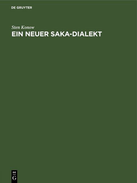 Produktbild: Ein neuer Saka-Dialekt