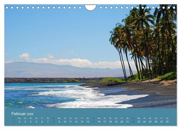 Produktbild: Hawaii Paradies auf Erden (Wandkalender 2026 DIN A4 quer), CALVENDO Monatskalender