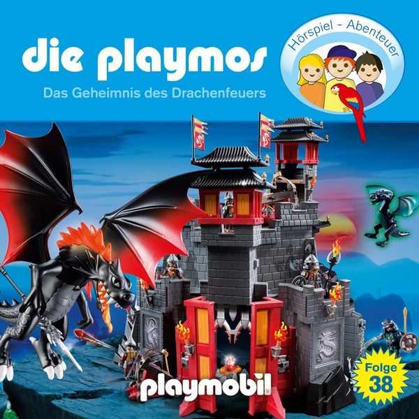 Produktbild: Die Playmos - Das Original Playmobil Hörspiel, Folge 38: Das Geheimnis des Drachenfeuers