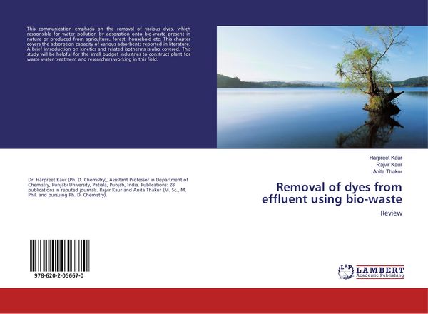 Produktbild: Removal of dyes from effluent using bio-waste