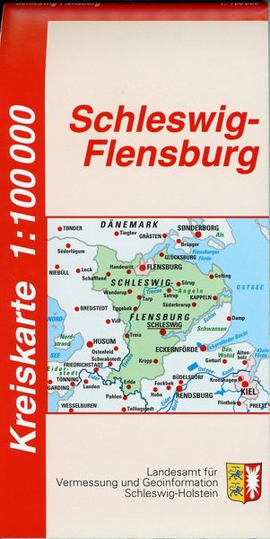 Produktbild: Schleswig-Flensburg Kreiskarte