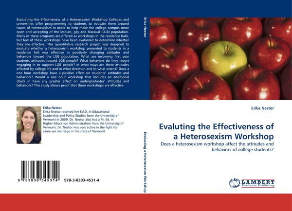 Produktbild: Evaluting the Effectiveness of a Heterosexism Workshop