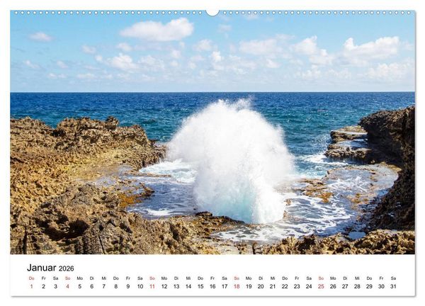 Produktbild: Curacao, die facettenreiche Karibikinsel (hochwertiger Premium Wandkalender 2026 DIN A2 quer), Kunstdruck in Hochglanz