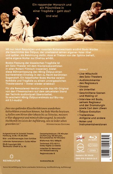Produktbild: Bodo Wartke - K&ouml;nig &Ouml;dipus - Remastered in HD