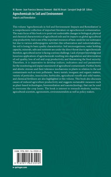 Produktbild: Agrochemicals in Soil and Environment