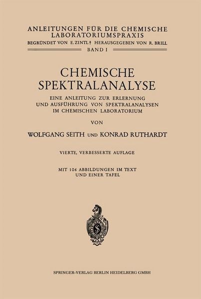 Produktbild: Chemische Spektralanalyse