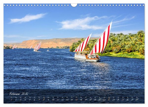 Produktbild: Faszination &Auml;gypten: Kairo - Luxor - Abu Simbel (Wandkalender 2026 DIN A3 quer), CALVENDO Monatskalender