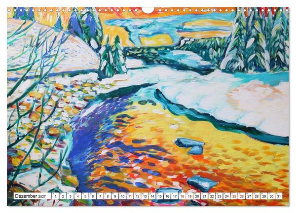 Produktbild: Landschaft in der Malerei: Ein Kunstkalender (Wandkalender 2027 DIN A3 quer), CALVENDO Monatskalender
