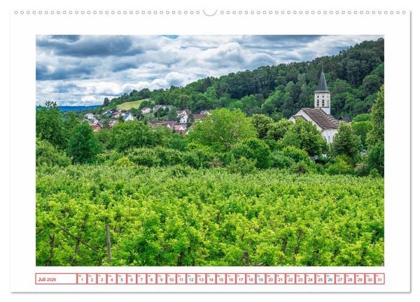 Produktbild: Stahringen im Hegau (hochwertiger Premium Wandkalender 2026 DIN A2 quer), Kunstdruck in Hochglanz