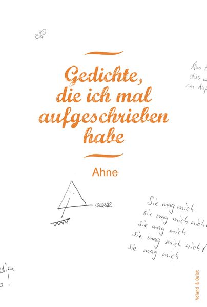 Produktbild: Gedichte, die ich mal aufgeschrieben habe