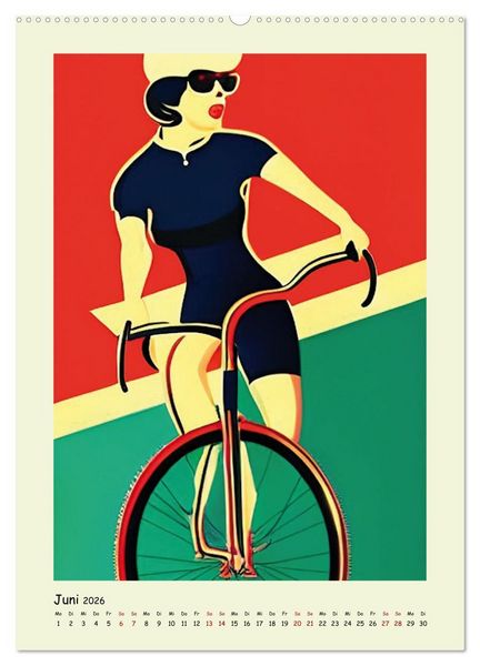Produktbild: Geliebter Radsport (Wandkalender 2026 DIN A2 hoch), CALVENDO Monatskalender