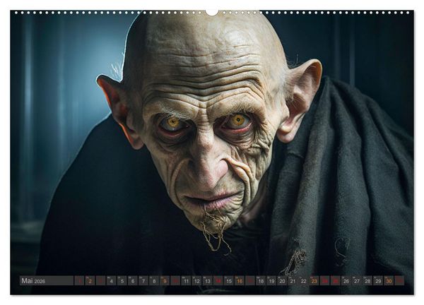 Produktbild: Vampire - Kreaturen der Nacht (Wandkalender 2026 DIN A2 quer), CALVENDO Monatskalender