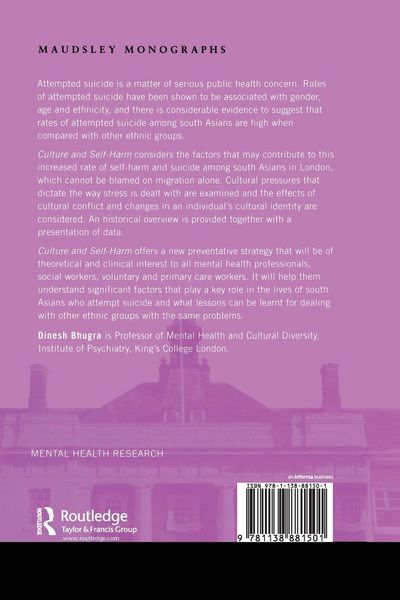 Produktbild: Culture and Self-Harm