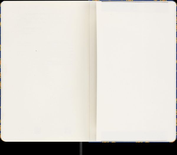 Produktbild: Moleskine Silk Kalender, undatiert, 12 Monate, w&ouml;chentlich, large/A5, fester Einband, blau