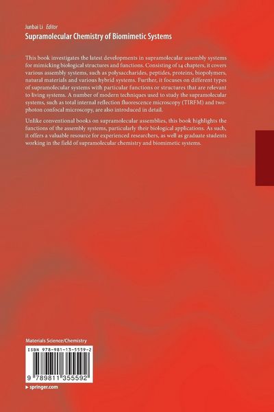 Produktbild: Supramolecular Chemistry of Biomimetic Systems