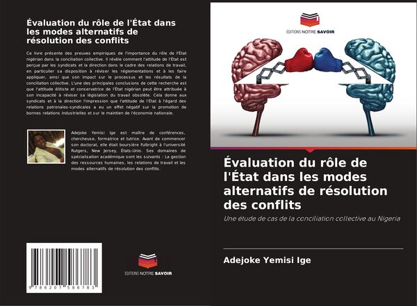 Produktbild: &Eacute;valuation du r&ocirc;le de l'&Eacute;tat dans les modes alternatifs de r&eacute;solution des conflits