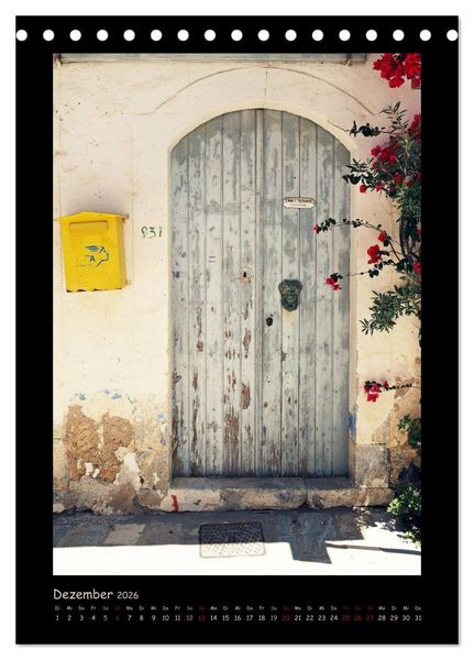 Produktbild: Ein und Aus auf Kreta (Tischkalender 2026 DIN A5 hoch), CALVENDO Monatskalender
