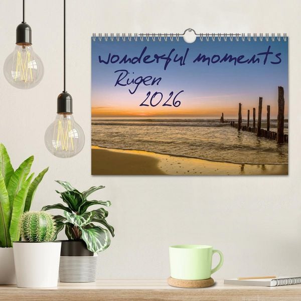 Produktbild: wonderful moments - R&uuml;gen 2026 (Wandkalender 2026 DIN A4 quer), CALVENDO Monatskalender