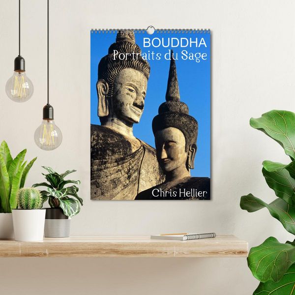Produktbild: Bouddha Portraits du Sage (Calendrier mural 2026 DIN A3 horizontal), CALVENDO calendrier mensuel