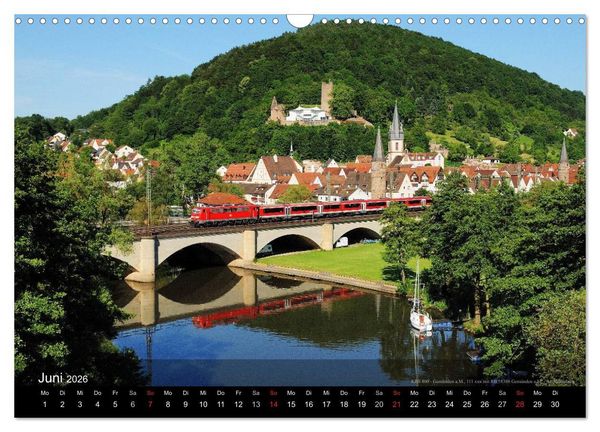 Produktbild: Eisenbahn in Mitteldeutschland (Wandkalender 2026 DIN A3 quer), CALVENDO Monatskalender