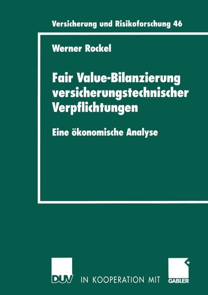 Produktbild: Fair Value-Bilanzierung versicherungstechnischer Verpflichtungen