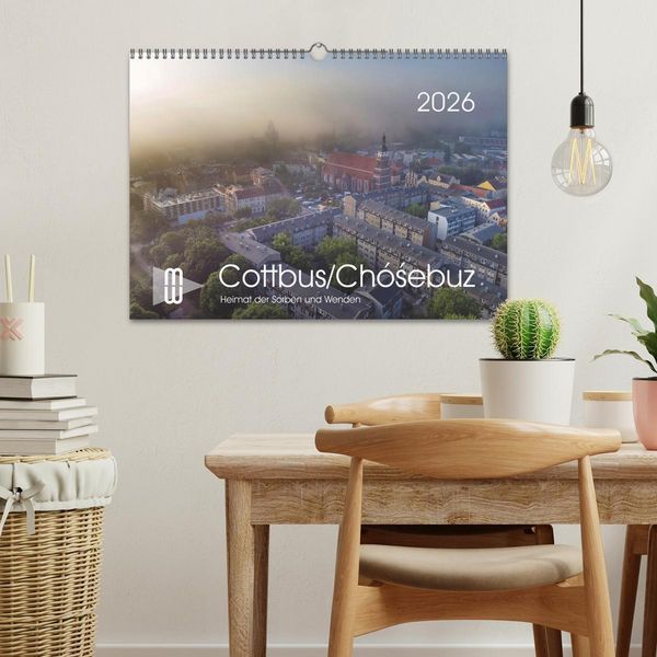 Produktbild: Cottbus/Ch&oacute;sebuz (Wandkalender 2026 DIN A3 quer), CALVENDO Monatskalender