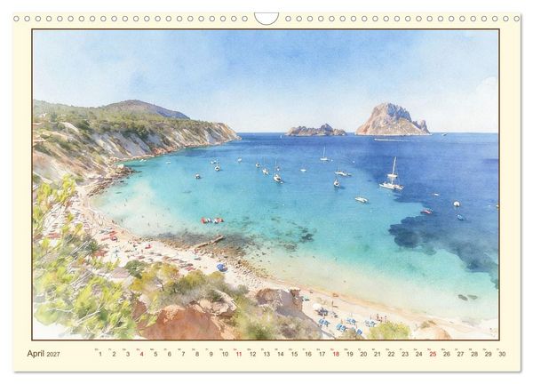 Produktbild: Mediterraner Zauber auf Ibiza (Wandkalender 2027 DIN A3 quer), CALVENDO Monatskalender