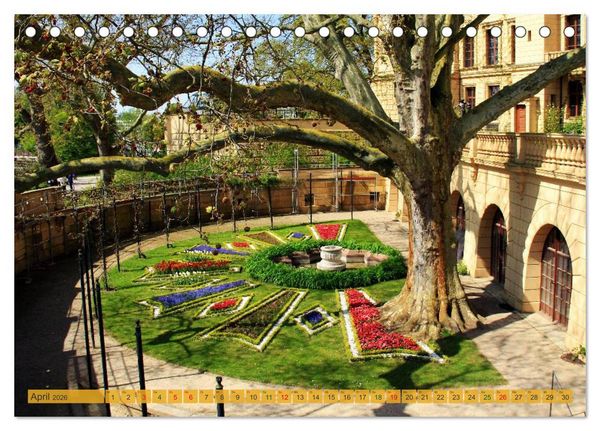 Produktbild: Schloss Impressionen - Residenz- und Landeshauptstadt Schwerin (Tischkalender 2026 DIN A5 quer), CALVENDO Monatskalender