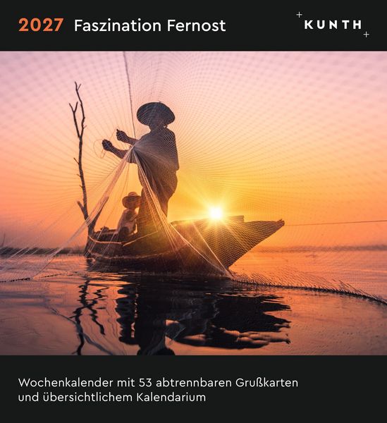 Produktbild: Faszination Fernost - KUNTH Postkartenkalender 2027
