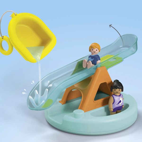 PLAYMOBIL JUNIOR AQUA 71687 - Badeinsel mit Wasserrutsche