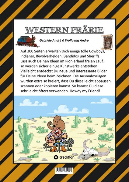 Produktbild: MEGA MALBUCH - WILDER WESTEN - PR&Auml;RIE - COWBOYS - SHERIFF - INDIANER - WIGWAM - H&Auml;UPTLING - W&Uuml;STE - REVOLVERHELDEN - STECKBRIEF - PFERDE
