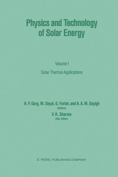 Produktbild: Physics and Technology of Solar Energy