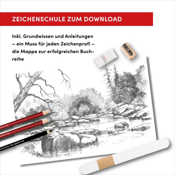 Produktbild: Die Kunst des Zeichnens - Zeichenmappe to go