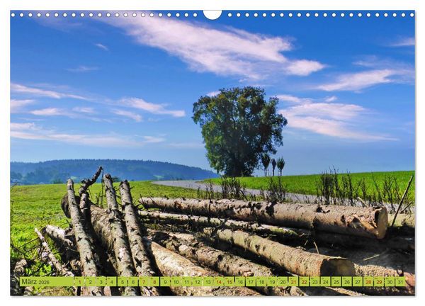 Produktbild: Die Stauden - Malerische Landschaft zwischen Wertach und Mindel (Wandkalender 2026 DIN A3 quer), CALVENDO Monatskalender