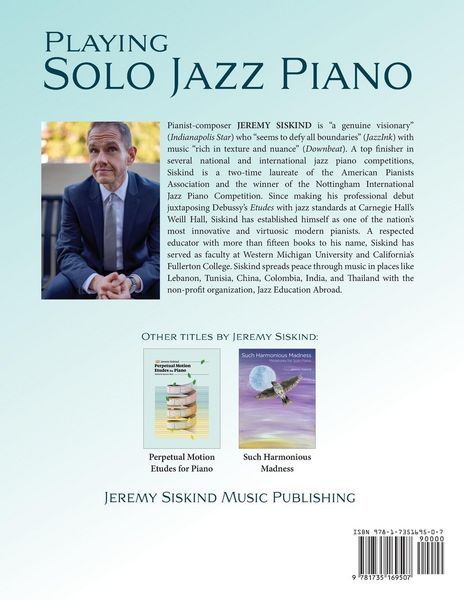 Produktbild: Playing Solo Jazz Piano