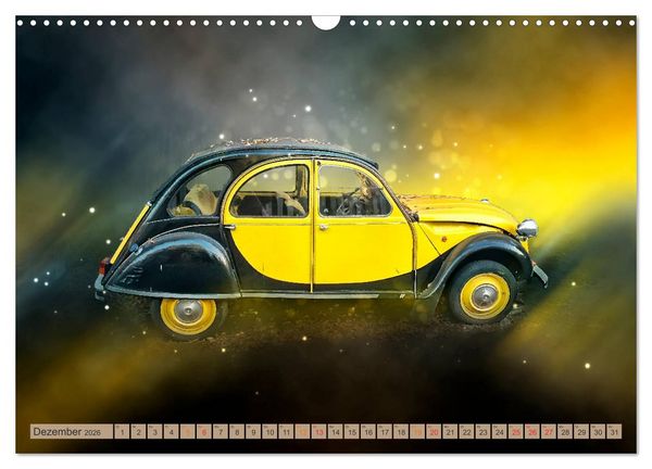 Produktbild: Die Ente - Citro&euml;n 2CV (Wandkalender 2026 DIN A3 quer), CALVENDO Monatskalender