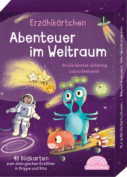 Erzählkärtchen: Abenteuer im Weltraum, Gebundene Ausgabe von Ursula Günster-Schöning, Klett Kita GmbH, 978-3-96046-384-9