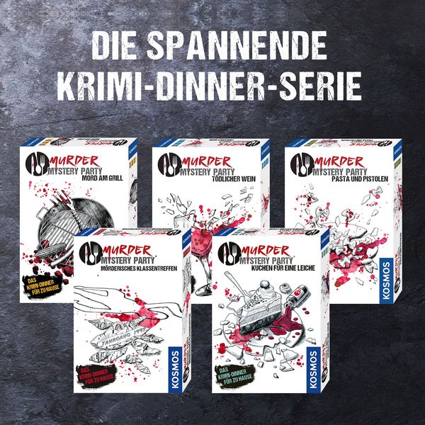 Produktbild: KOSMOS - Murder Mystery Party - Mord am Grill - Das Krimi-Dinner für zu Hause