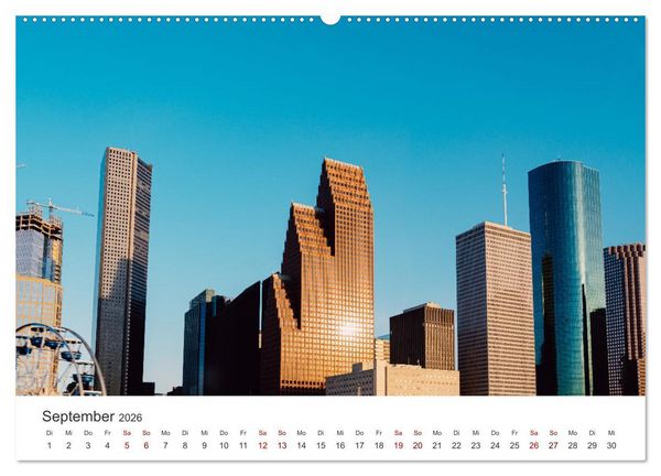 Produktbild: Houston - Space City (hochwertiger Premium Wandkalender 2026 DIN A2 quer), Kunstdruck in Hochglanz