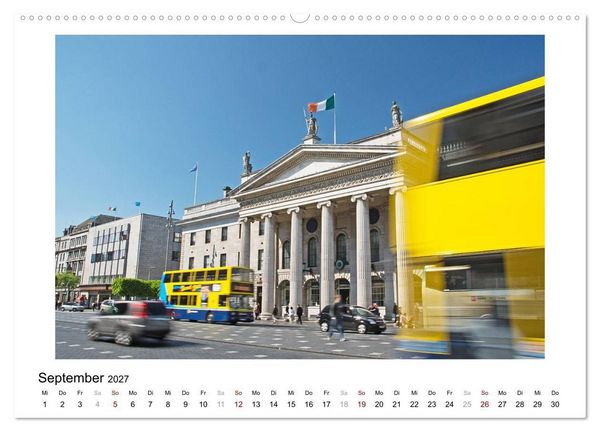 Produktbild: Dublin bunt, lebendig, spannend (hochwertiger Premium Wandkalender 2027 DIN A2 quer), Kunstdruck in Hochglanz