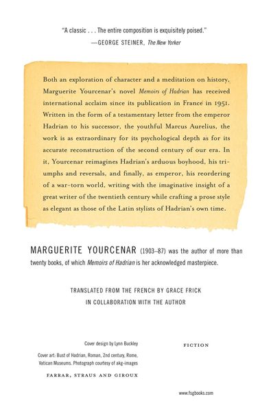 Produktbild: Memoirs of Hadrian