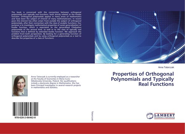 Produktbild: Properties of Orthogonal Polynomials and Typically Real Functions