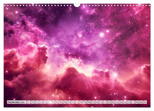 Produktbild: Dazzling Nebulae (Wall Calendar 2026 DIN A3 landscape), CALVENDO 12 Month Wall Calendar