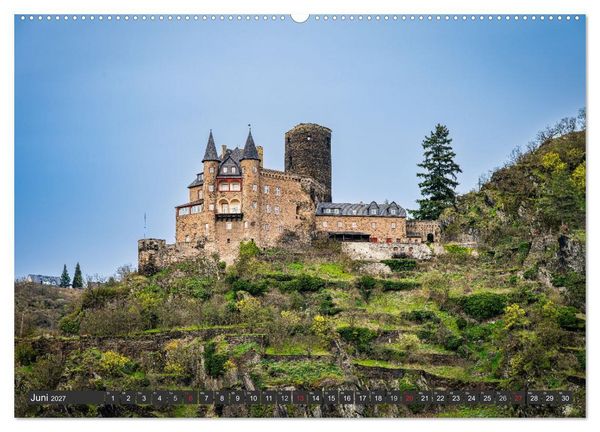 Produktbild: Burgen und Festungen am Mittelrhein (Wandkalender 2027 DIN A2 quer), CALVENDO Monatskalender
