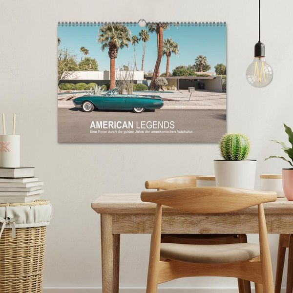 Produktbild: AMERICAN LEGENDS (Wandkalender 2026 DIN A3 quer), CALVENDO Monatskalender