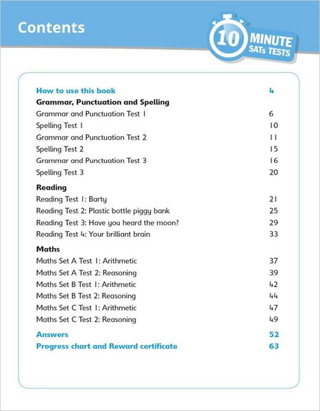 Produktbild: Grammar, Reading & Maths 10-Minute Tests Ages 6-7