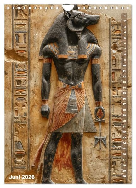 Produktbild: &Auml;gyptische Algorithmen - K&uuml;nstliche Intelligenz trifft auf das alte &Auml;gypten (Wandkalender 2026 DIN A4 hoch), CALVENDO Monatskalender