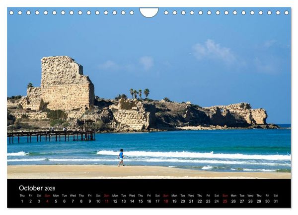 Produktbild: Monuments of Israel 2026 (Wall Calendar 2026 DIN A4 landscape), CALVENDO 12 Month Wall Calendar