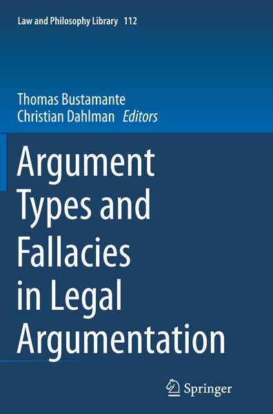 Produktbild: Argument Types and Fallacies in Legal Argumentation