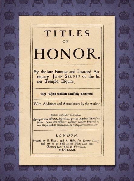 Produktbild: Titles of Honor [1672]